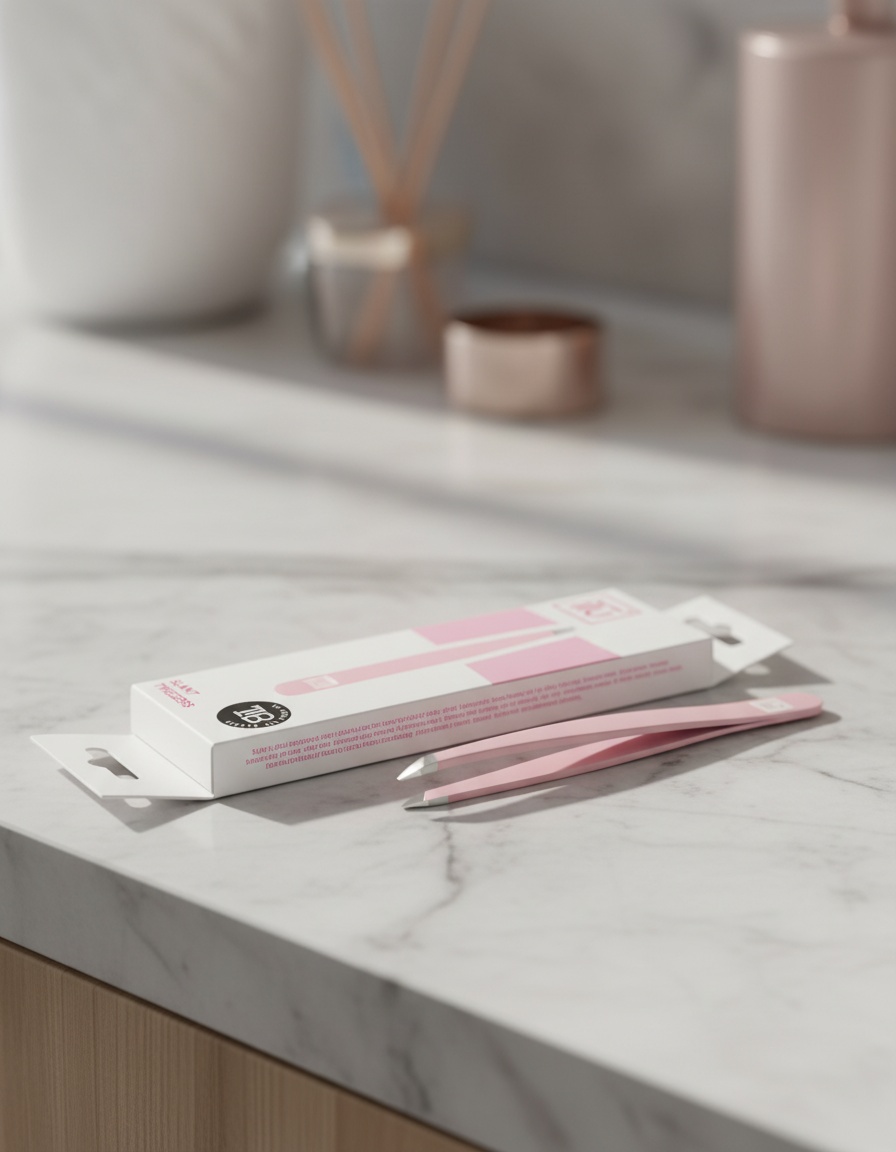 IlŪ SLANT tweezers #Pink 1 u 2 IlŪ SLANT tweezers #Pink 1 u - Image 2