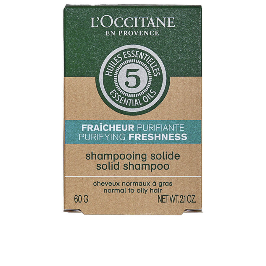 AROMACOLOGÍA revitalizing freshness solid shampoo 60 gr