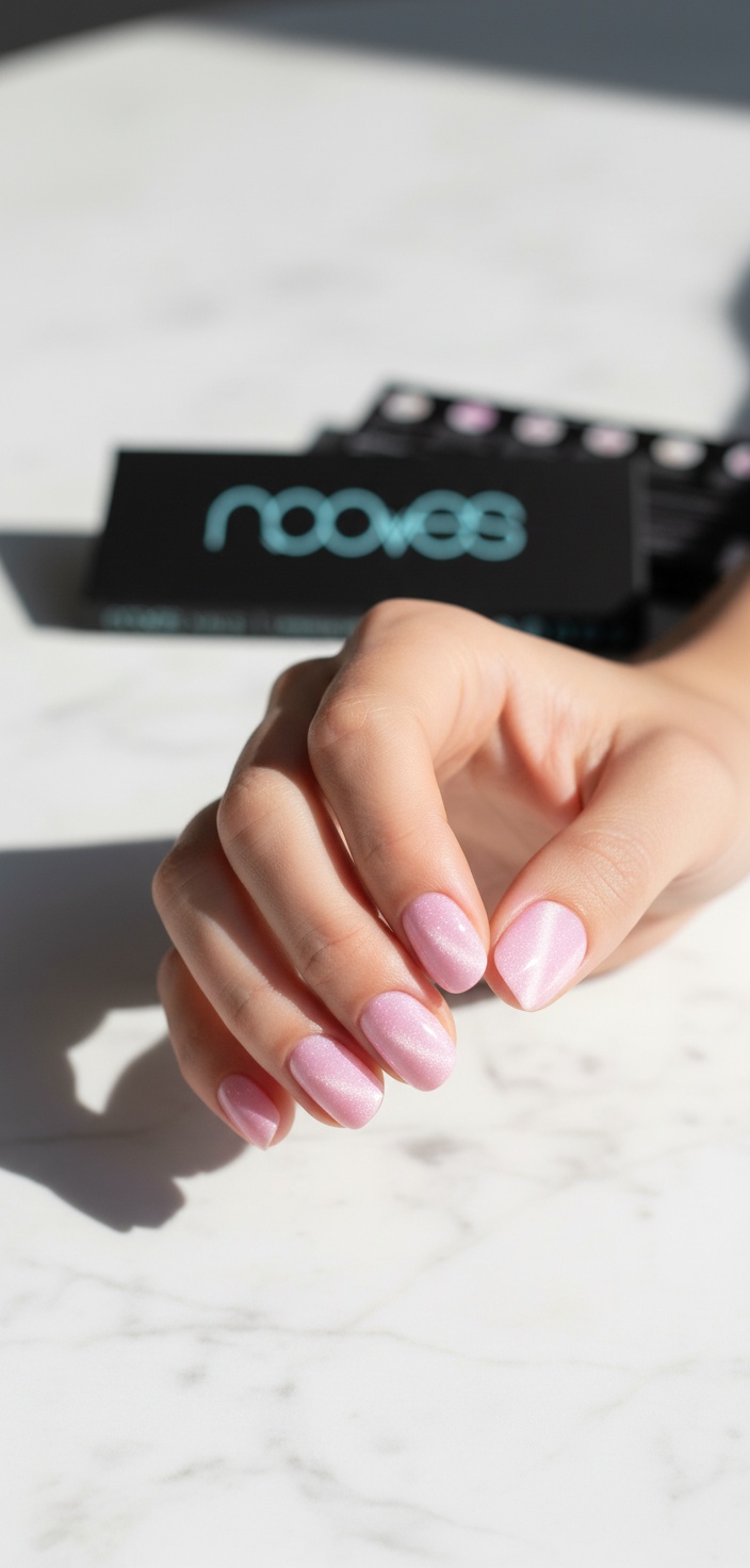 Nooves GEL NAILS aphrodite premium glam #cat eye 20 u 2 Nooves GEL NAILS aphrodite premium glam #cat eye 20 u - Image 2
