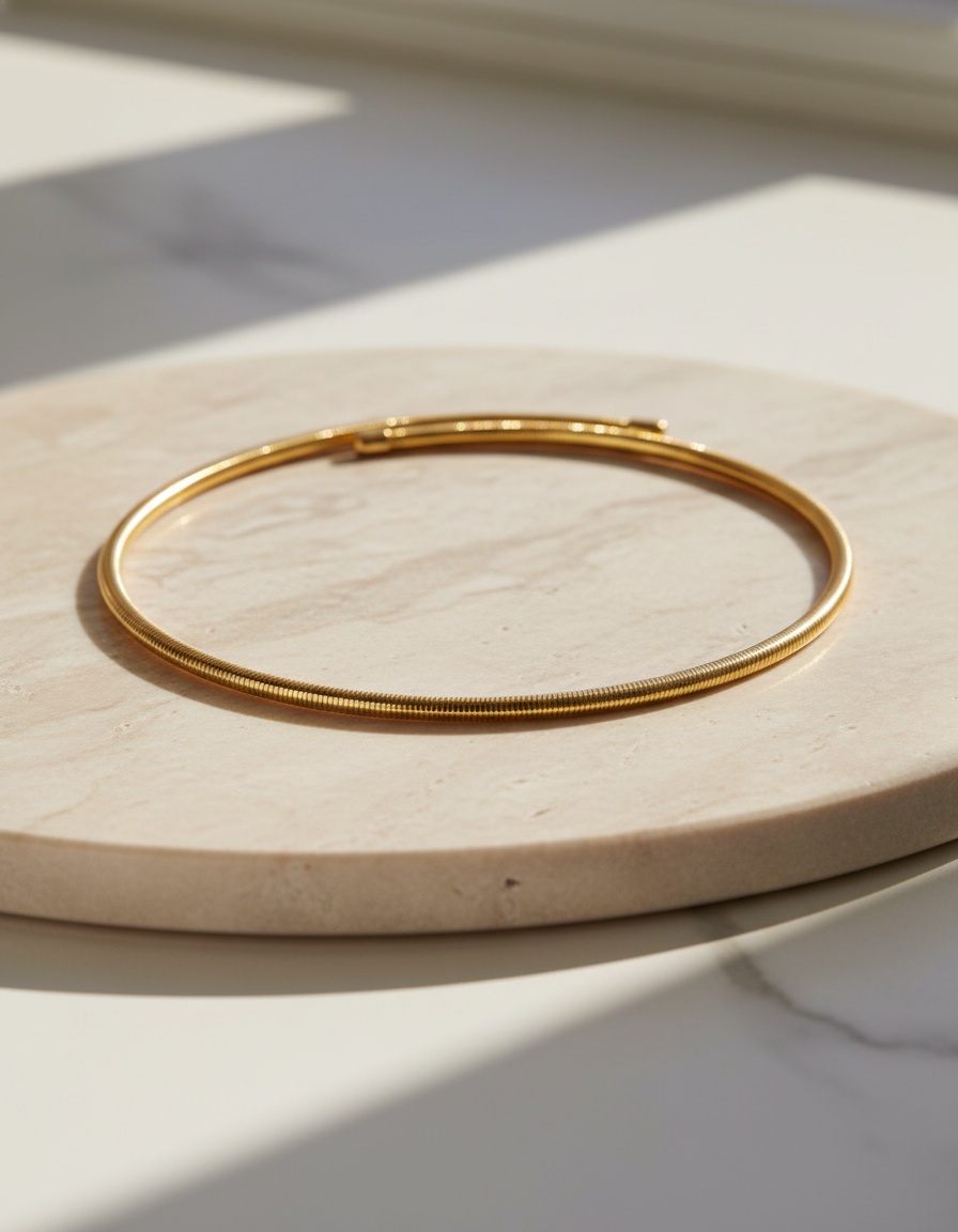 Shabama ELASTIC GUINEA necklace #shiny gold 1 u 2 Shabama ELASTIC GUINEA necklace #shiny gold 1 u - Image 2