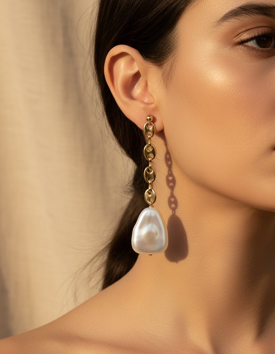 Shabama BARTON earrings #shiny gold 1 u 2 Shabama BARTON earrings #shiny gold 1 u - Image 2