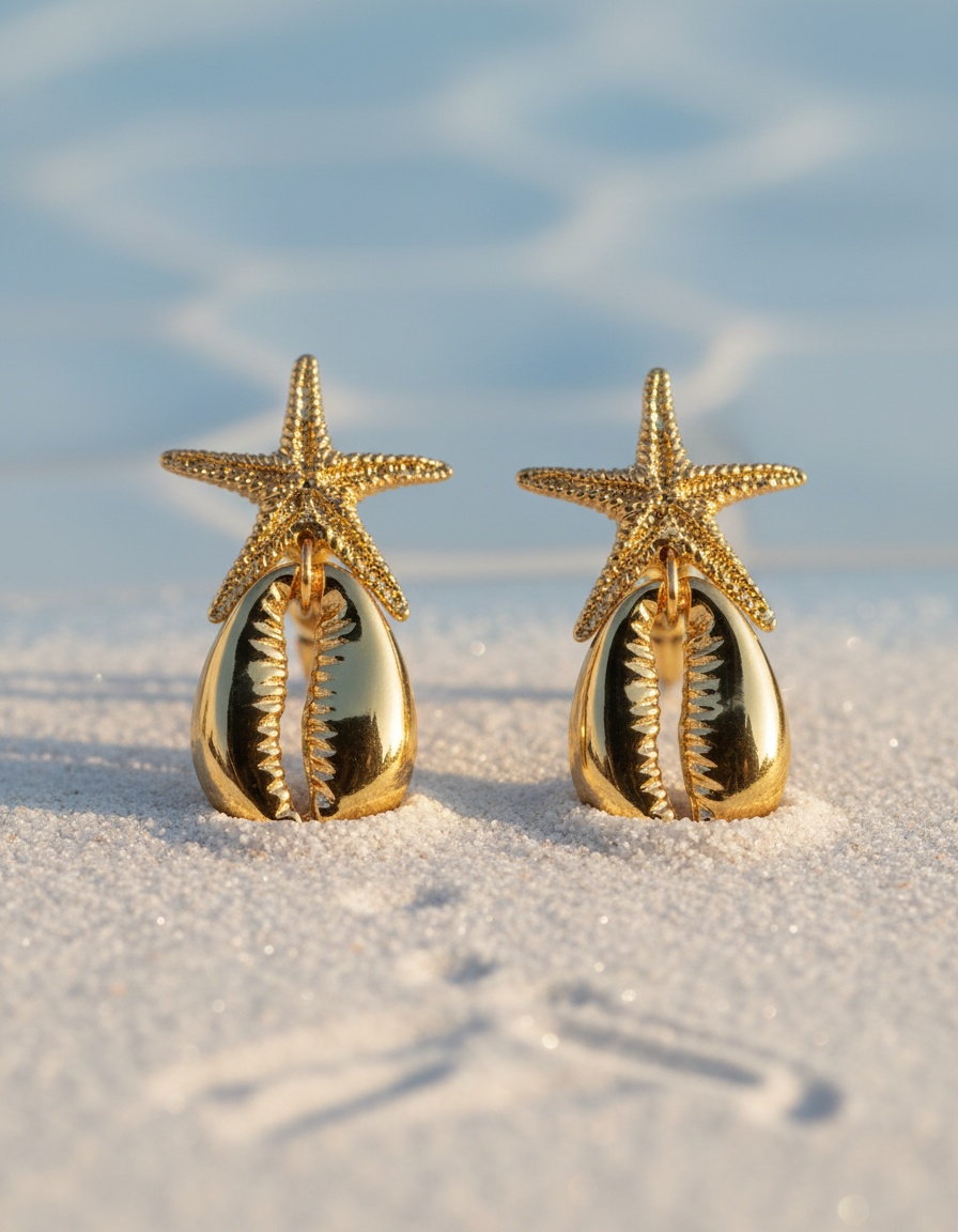 Shabama FORNELLS earrings #shiny gold 1 u 2 Shabama FORNELLS earrings #shiny gold 1 u - Image 2