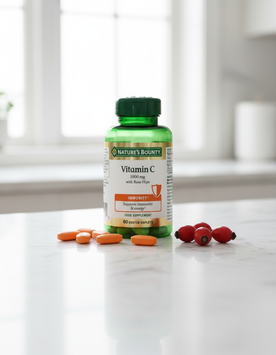 VITAMIN C 1000 mg with rosehip coated capsules 60 units 2 VITAMIN C 1000 mg with rosehip coated capsules 60 units - Image 2