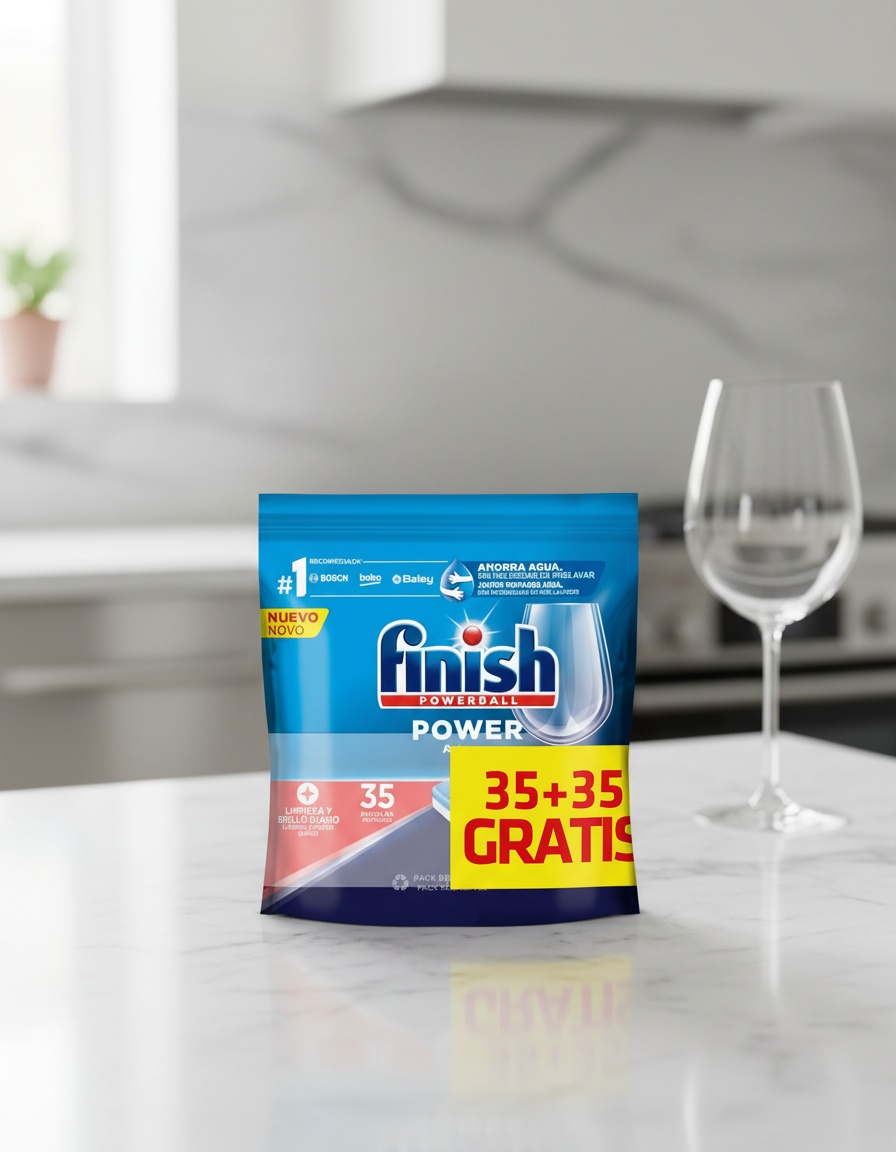 FINISH POWERBALL ALL IN ONE dishwasher 70 tablets 2 FINISH POWERBALL ALL IN ONE dishwasher 70 tablets - Image 2