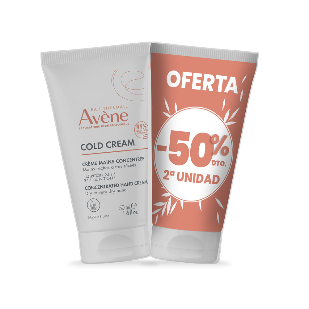 AvÈne COLD CREAM concentrated hand cream pack 2 x 50 ml 1 AvÈne COLD CREAM concentrated hand cream pack 2 x 50 ml