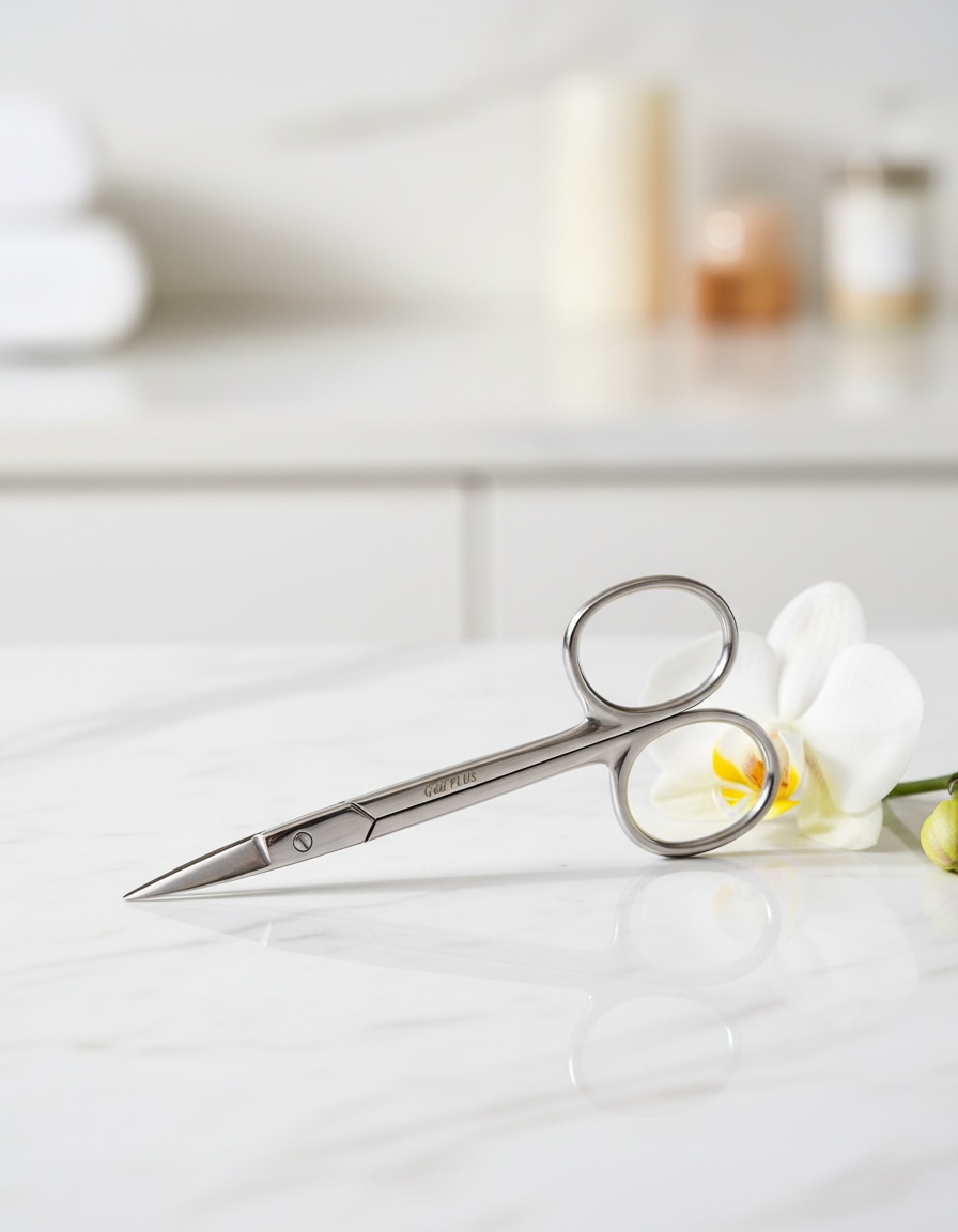 Galiplus Curved leather MANICURE SCISSORS 1 u 2 Galiplus Curved leather MANICURE SCISSORS 1 u - Image 2