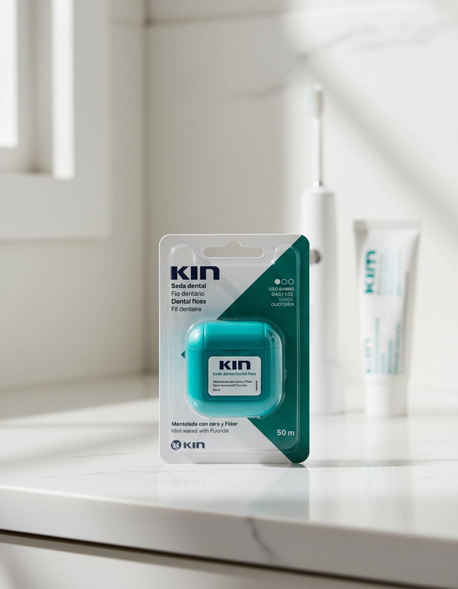 KIN seda dental con cera mentolada 50 ml 2 KIN seda dental con cera mentolada 50 ml - Image 2