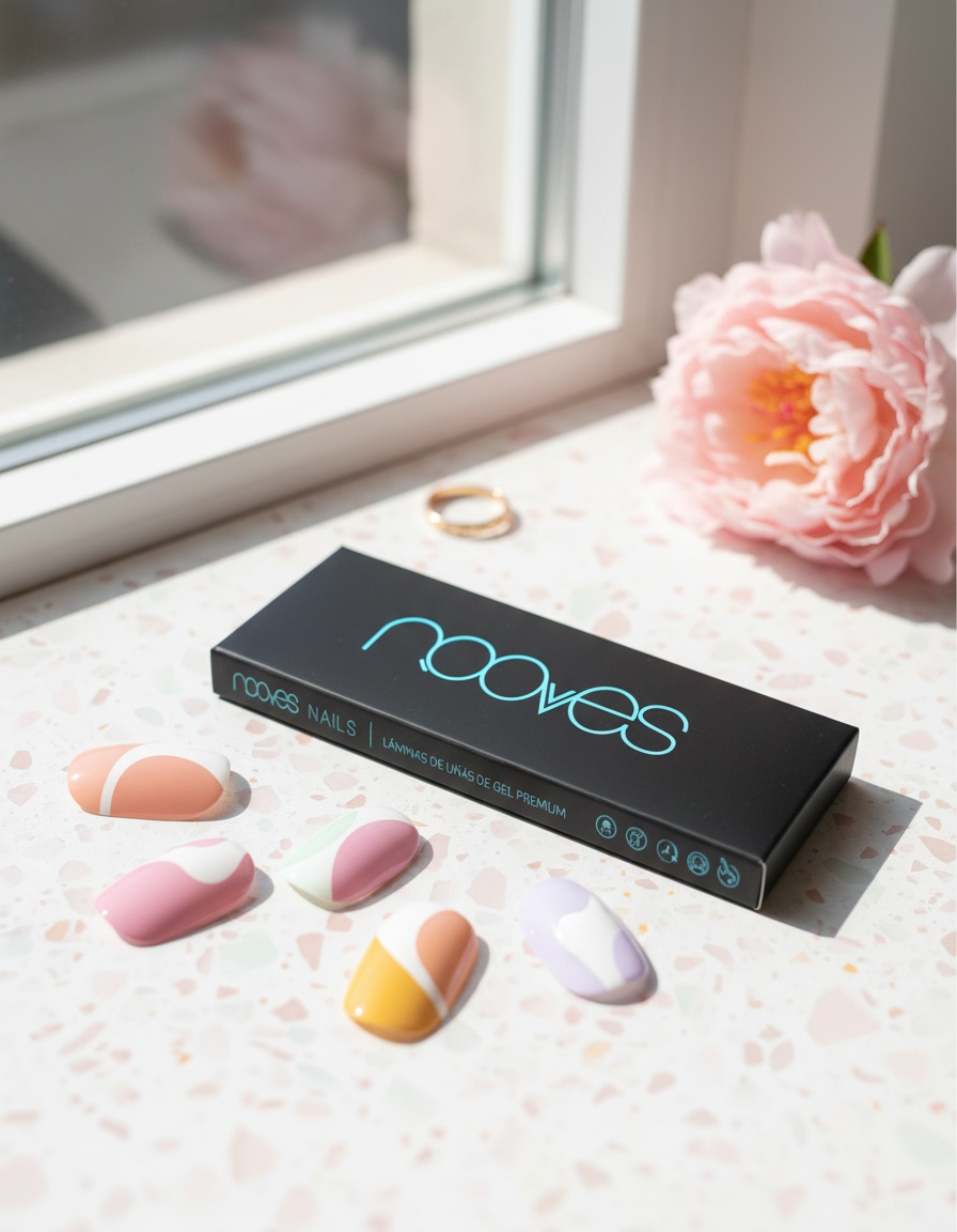 Nooves Premium glam #paradise GEL NAIL SHEETS 20 units 2 Nooves Premium glam #paradise GEL NAIL SHEETS 20 units - Image 2