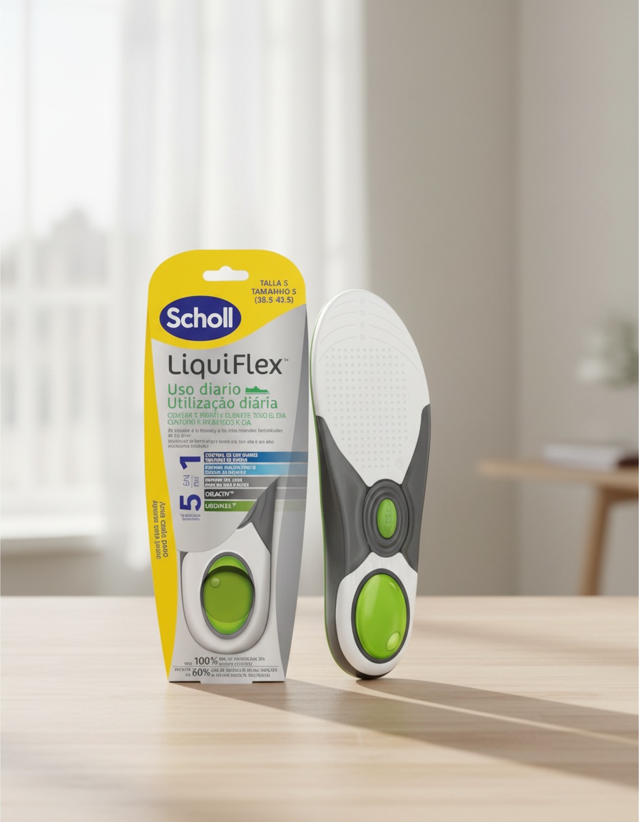 Scholl LIQUIFLEX insoles daily support #Size 35.5-40.5 1 u 2 Scholl LIQUIFLEX insoles daily support #Size 35.5-40.5 1 u - Image 2