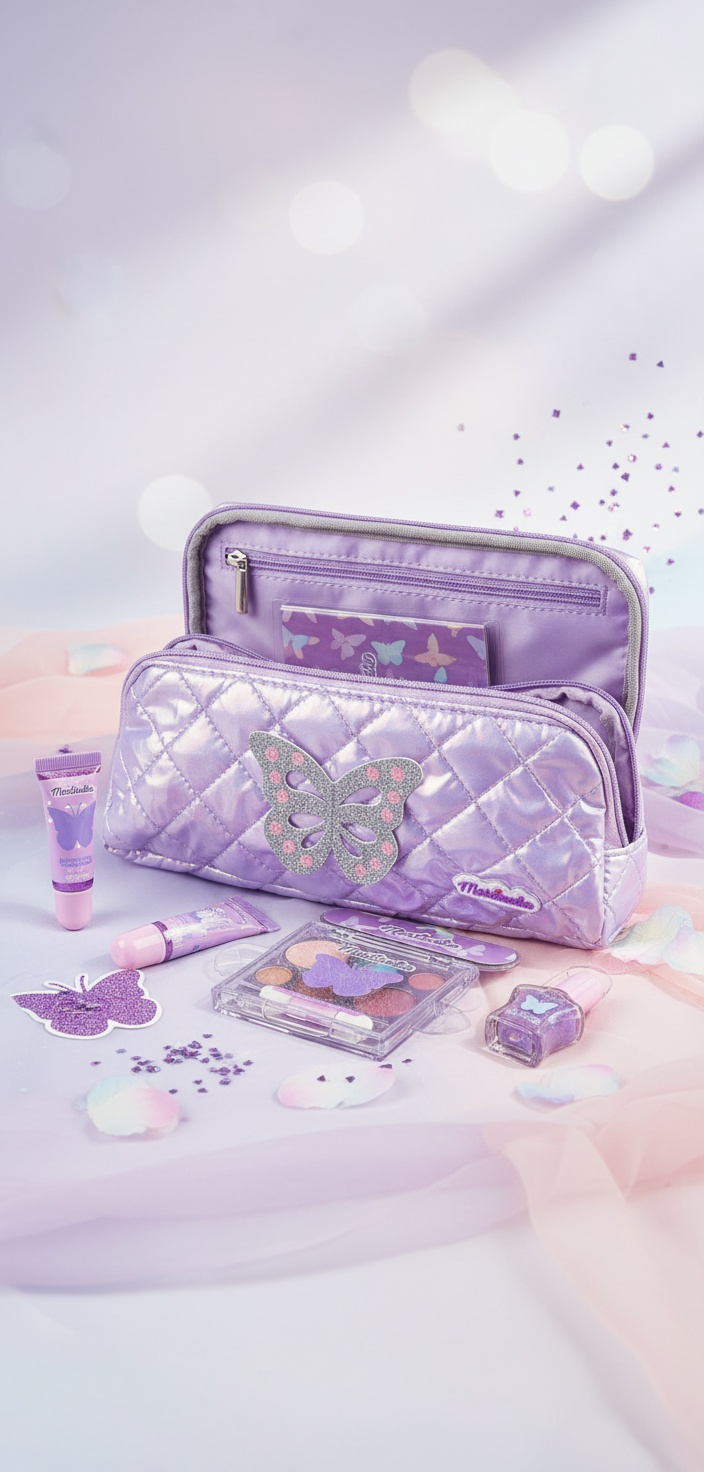 Martinelia SHIMMER WINGS PENCIL CASE & BEAUTY CASE 8 pcs 2 Martinelia SHIMMER WINGS PENCIL CASE & BEAUTY CASE 8 pcs - Image 2