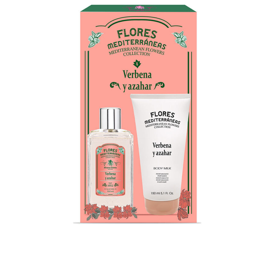 MEDITERRANEAN FLOWERS VERBENA AND ORANGE BLOSSOM CASE 2 pcs