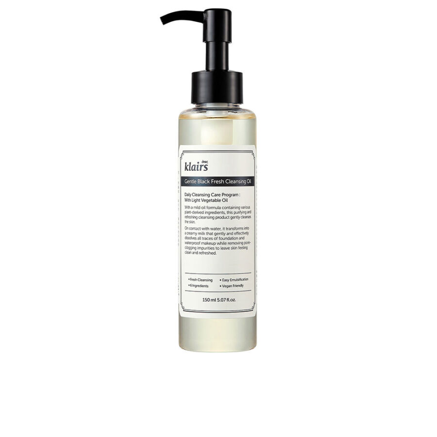 GENTLE BLACK fresh cleansing oil 150 ml