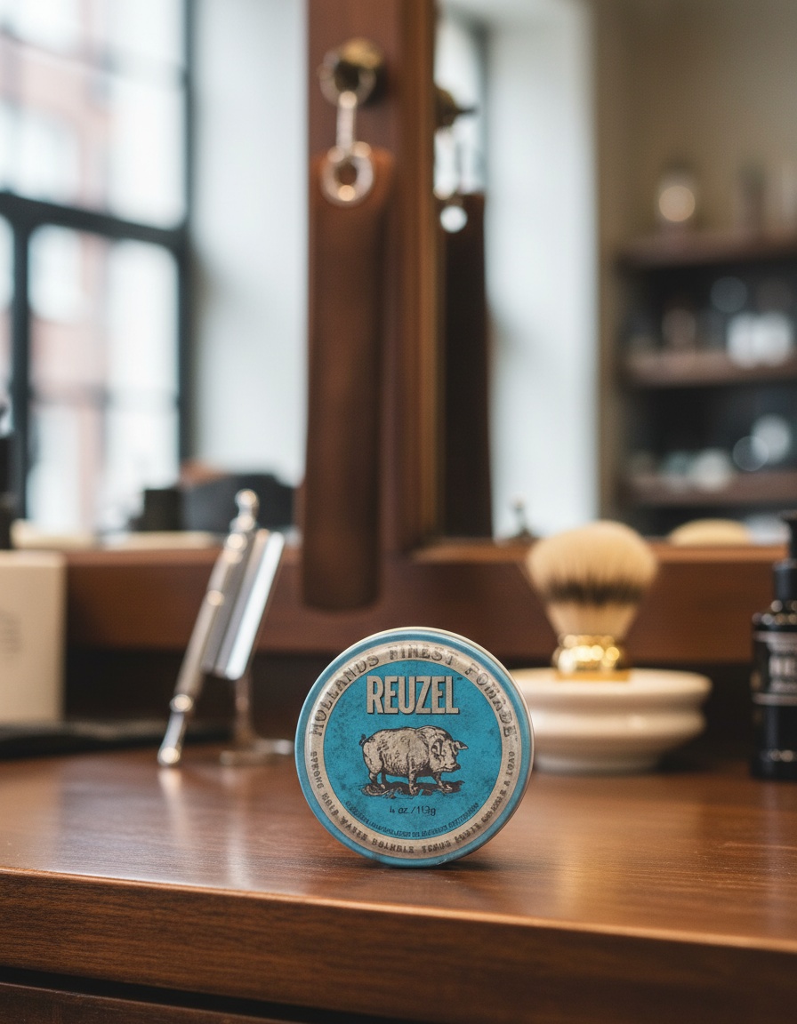 Reuzel BLUE POMADE strong hold water souble 113 gr 2 Reuzel BLUE POMADE strong hold water souble 113 gr - Image 2