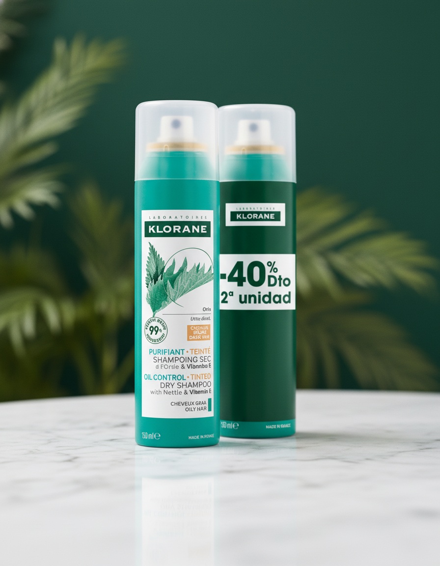 A LA ORTIGA sebum-regulating dry shampoo for brown/dark hair pack 2 x 150 ml 2 A LA ORTIGA sebum-regulating dry shampoo for brown/dark hair pack 2 x 150 ml - Image 2