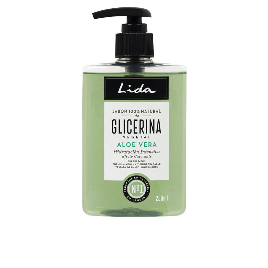 100% NATURAL glycerin and aloe vera hand soap 250 ml