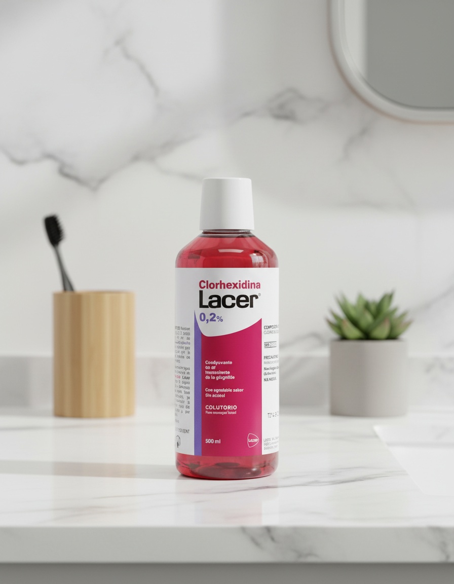 Lacer CHLORHEXIDINE mouthwash 0.2% 500 ml 2 Lacer CHLORHEXIDINE mouthwash 0.2% 500 ml - Image 2