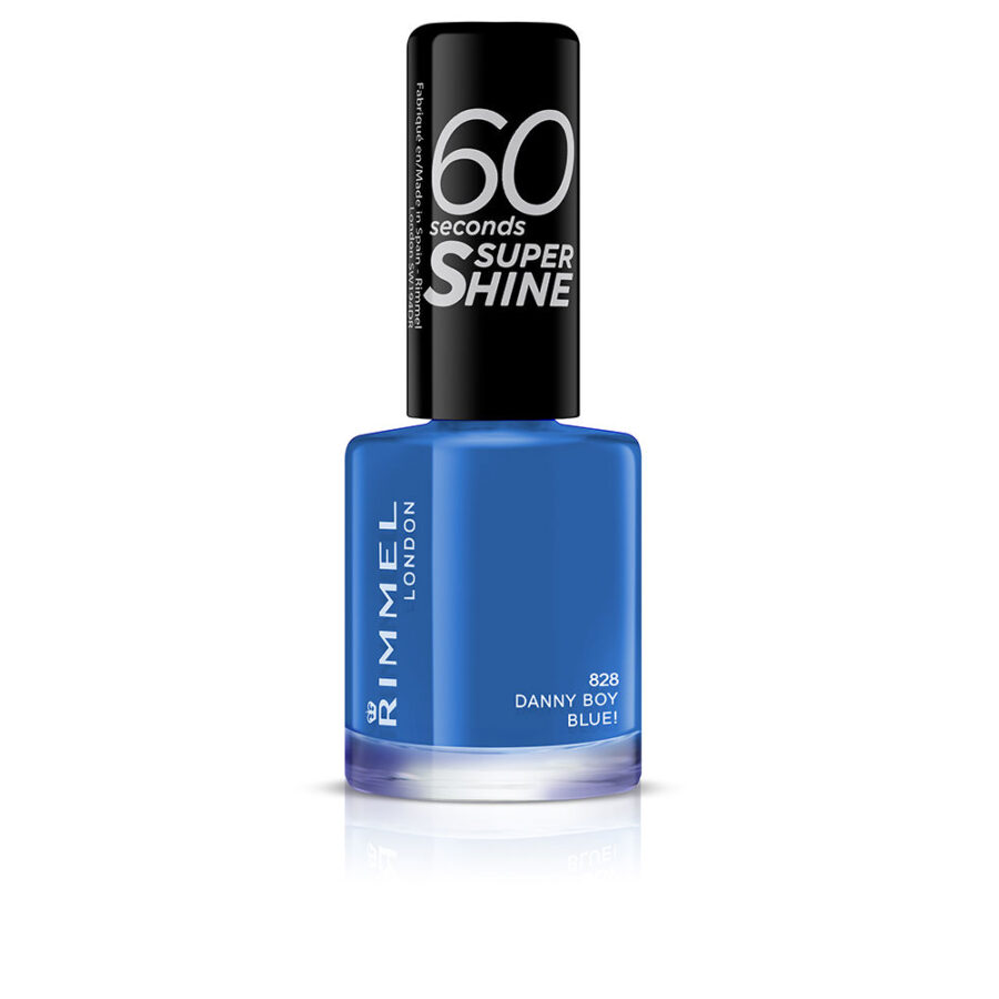 60 SECONDS SUPER SHINE nail polish #828-Danny Boy Blue 8 ml