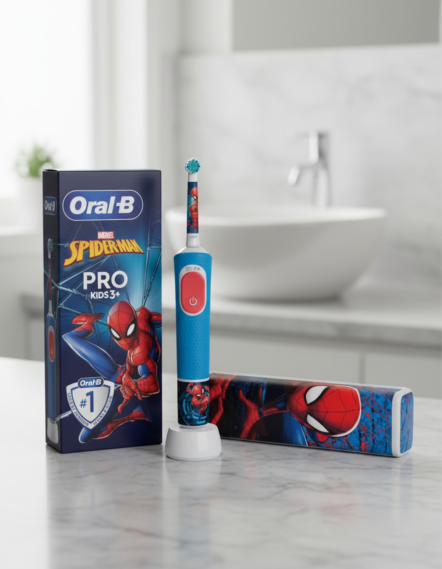 VITALITY INFANTIL SPIDERMAN electric toothbrush 1 unit 2 VITALITY INFANTIL SPIDERMAN electric toothbrush 1 unit - Image 2