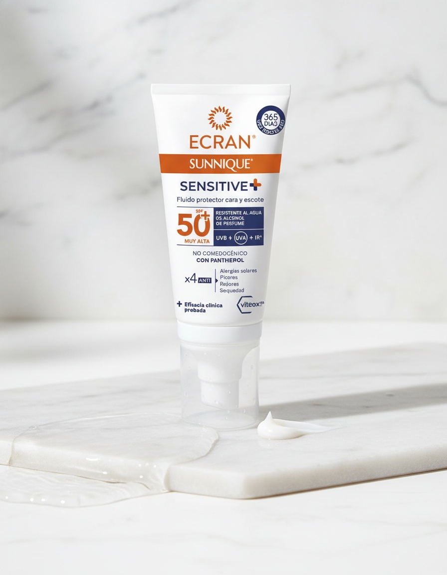 ECRAN SUNNIQUE SENSITIVE facial SPF50+ 50 ml 2 ECRAN SUNNIQUE SENSITIVE facial SPF50+ 50 ml - Image 2