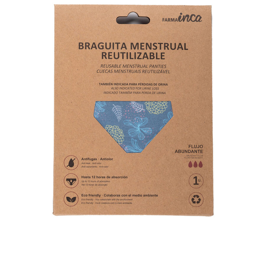 MENSTRUAL PANTIES super absorption #blue size S 1 unit