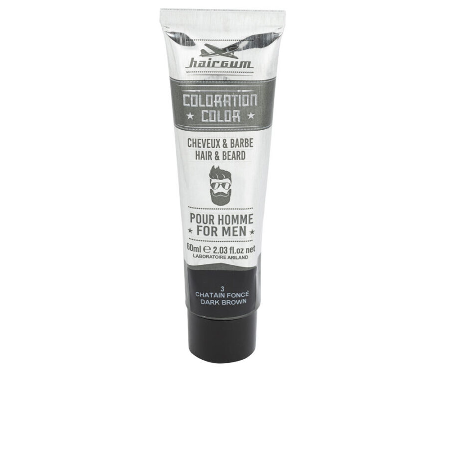 COLORATION beard and hair dye #3-Dark Brown 60 gr