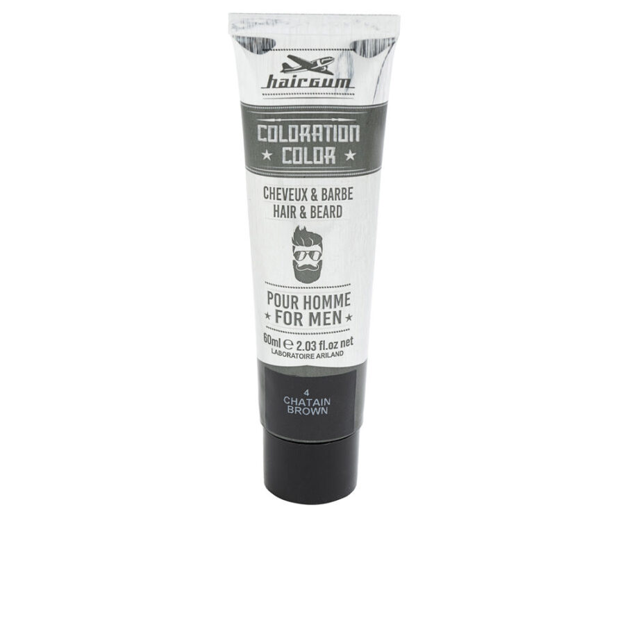 COLORATION beard and hair dye #4-Chestnut 60 gr