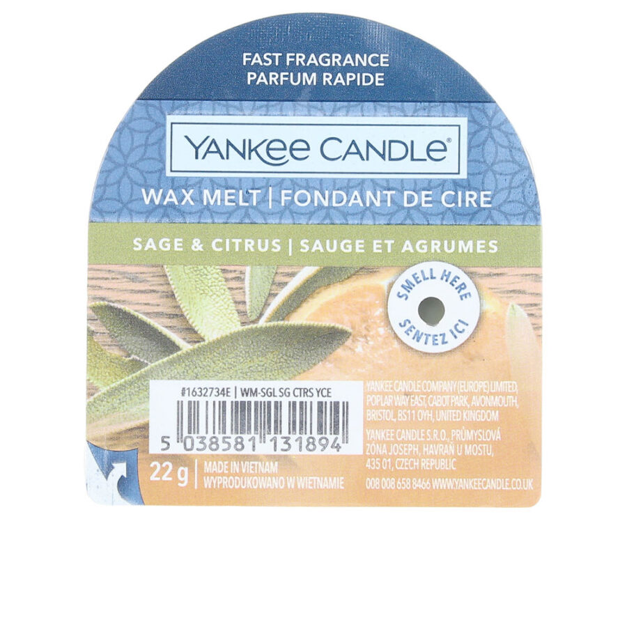 CANDLE ORIGINAL WAX MELT candle #Sage & Citrus 22 gr