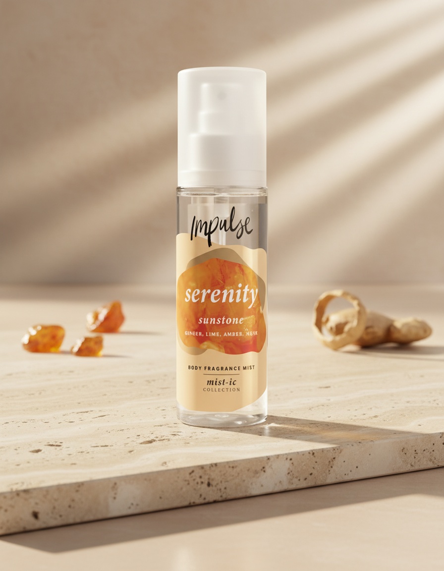 Impulse SERENITY SUNSTONE scented body mist 150 ml 2 Impulse SERENITY SUNSTONE scented body mist 150 ml - Image 2