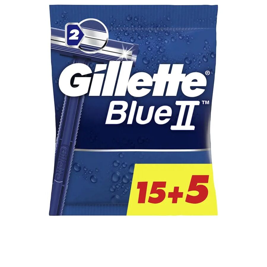BLUE II disposable razor blades 20 units