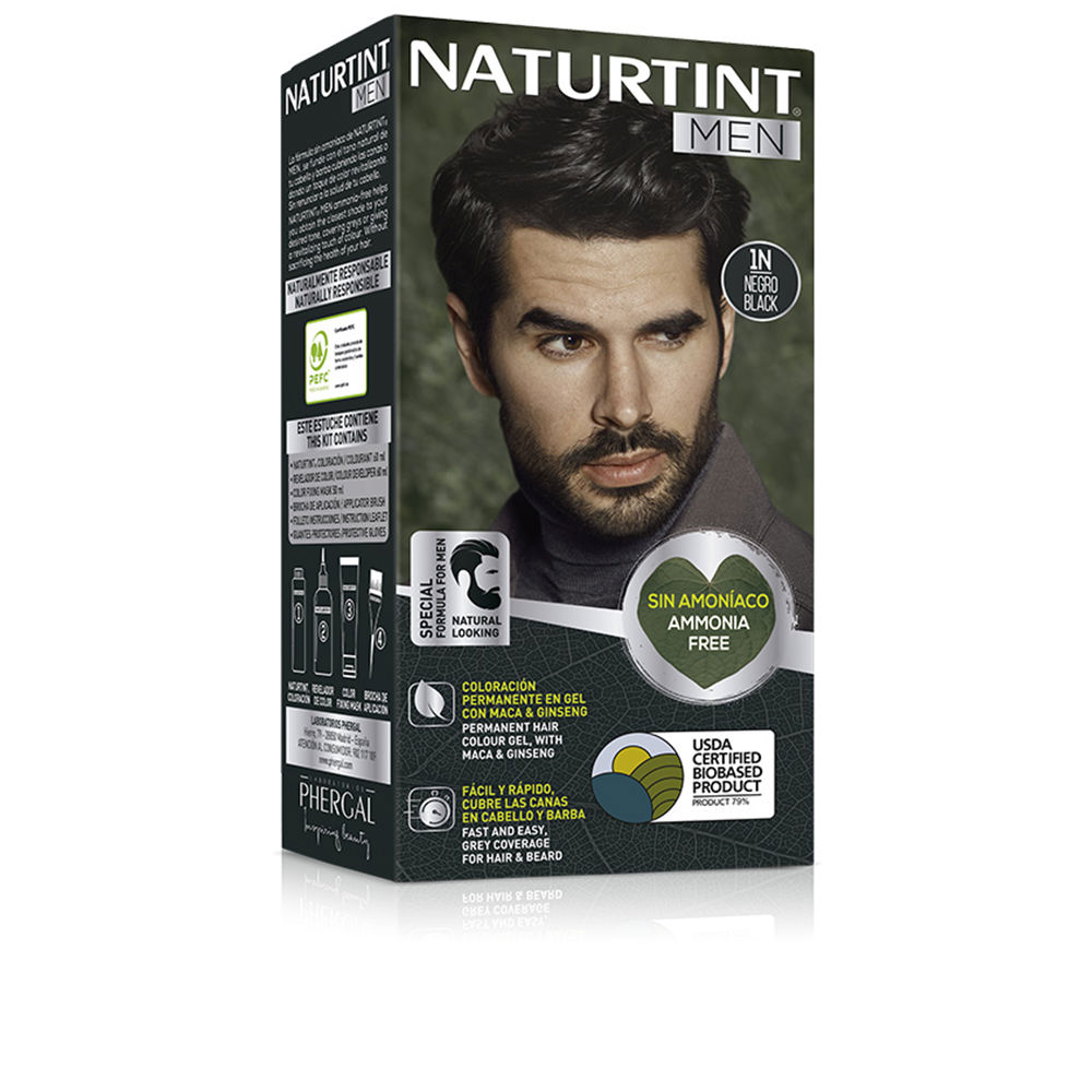 NATURTINT MEN dye without ammonia #1Nblack 1 u 1 NATURTINT MEN dye without ammonia #1Nblack 1 u