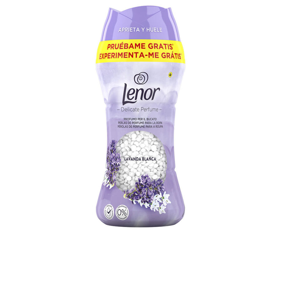 UNSTOPPABLES fabric softener pearls scented #white lavender 195 gr