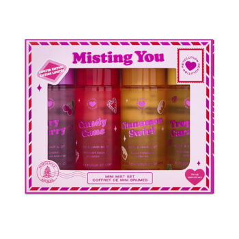 I HEART REVOLUTION MISTING YOU BODY MIST CASE 4 pcs