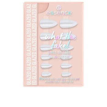 WHAT THE FAKE! False Nails Set #01-Glazed 6 pcs