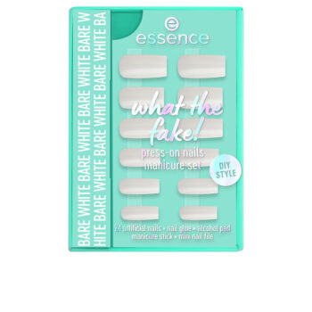 WHAT THE FAKE! False Nails Set #04 - Bare White 6 pcs
