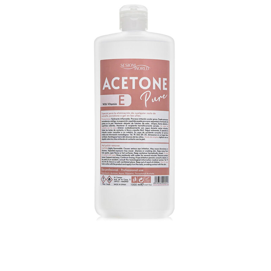 ACETONE PURE acrylic nail polish remover 1000 ml