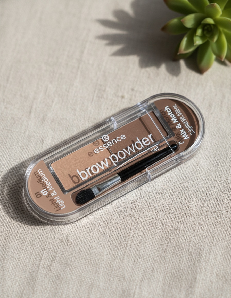 Essence BROW POWDER eyebrow powder #01-light & medium 2,3 gr 2 Essence BROW POWDER eyebrow powder #01-light & medium 2,3 gr - Image 2