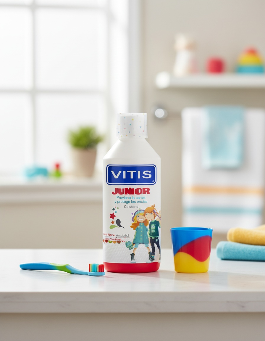 Vitis JUNIOR mouthwash #Tutti Frutti 500 ml 2 Vitis JUNIOR mouthwash #Tutti Frutti 500 ml - Image 2