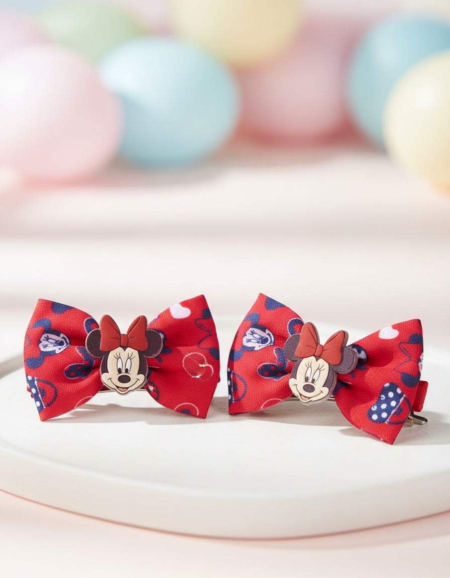 Inca DISNEY BOW CLIPS #minnie 7.4 x 12 x 2 cm 2 units 2 Inca DISNEY BOW CLIPS #minnie 7.4 x 12 x 2 cm 2 units - Image 2