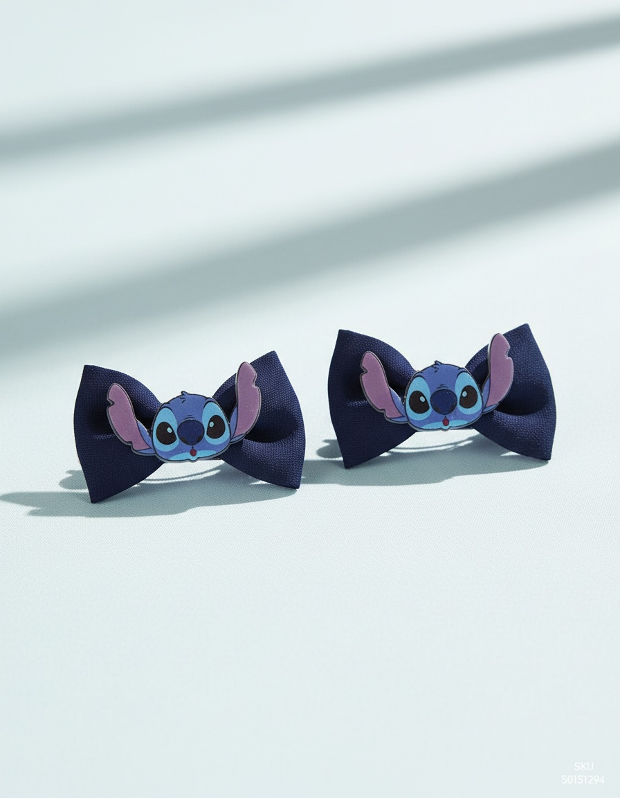 Inca DISNEY BOW CLIPS #stitch 7.4 x 12.5 x 2 cm 2 units 2 Inca DISNEY BOW CLIPS #stitch 7.4 x 12.5 x 2 cm 2 units - Image 2