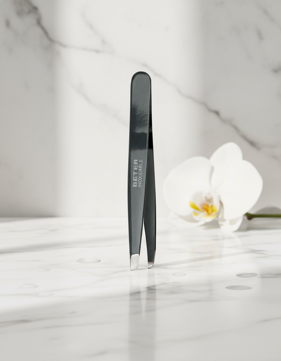 PINZAS depilar con punta oblicua inoxidable esmaltada 9,7 cm 2 PINZAS depilar con punta oblicua inoxidable esmaltada 9,7 cm - Image 2