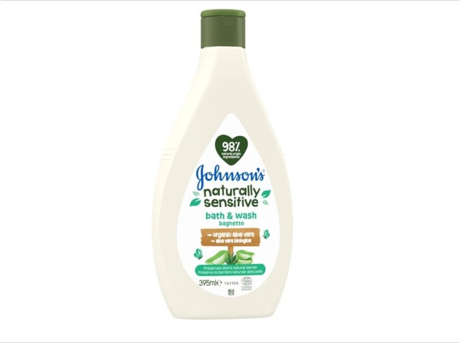 BABY BIO NATURALLY SENSITIVE aloe vera bath gel 395 ml