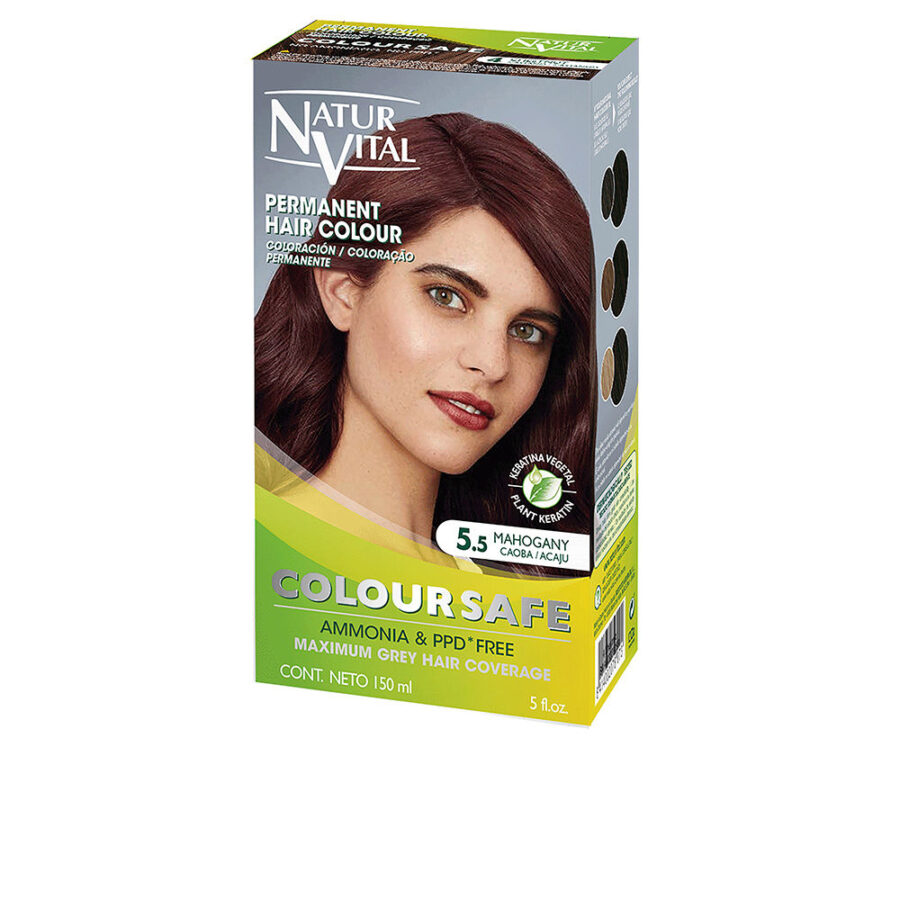 COLOURSAFE tinte permanente #5.5-caoba
