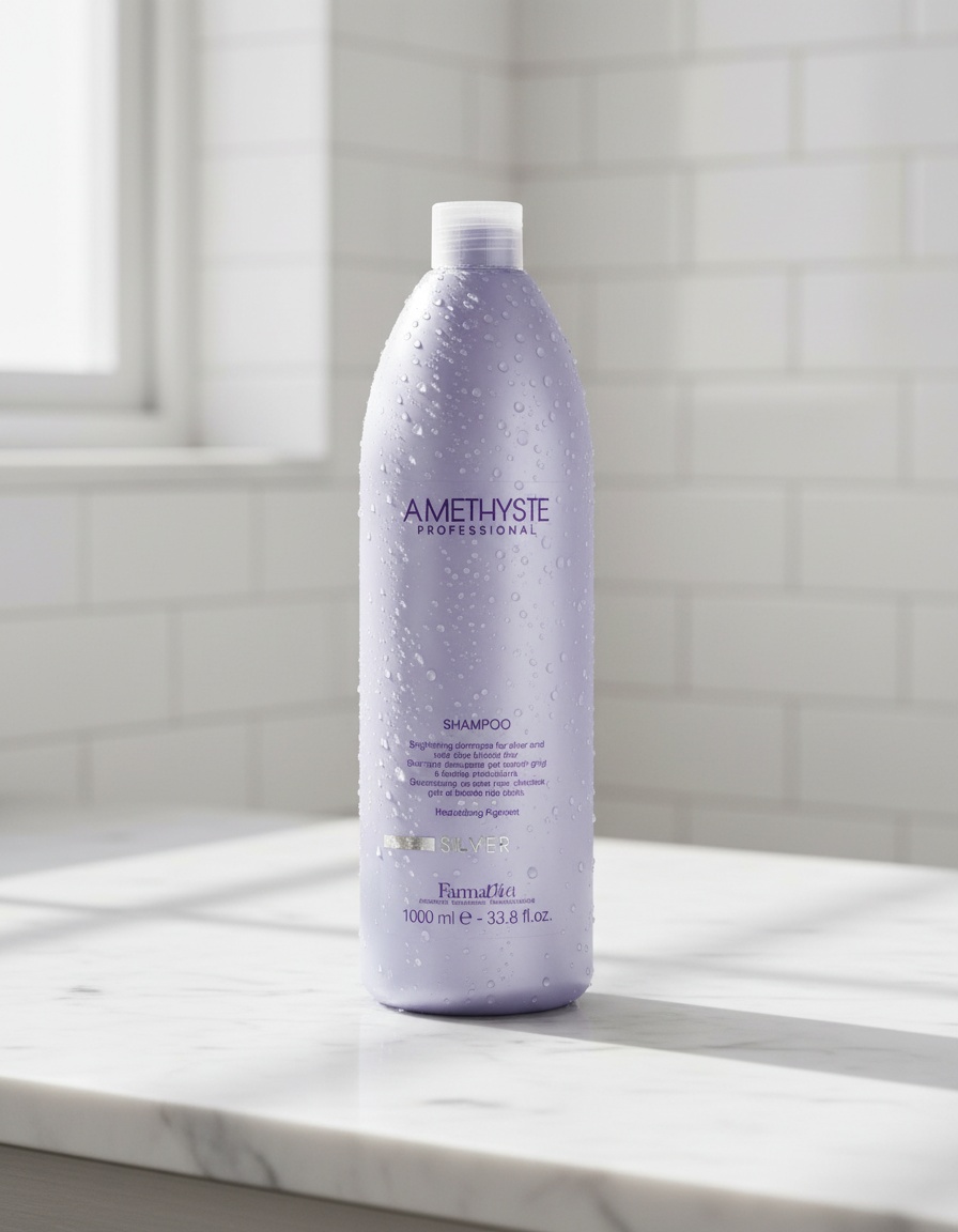 AMETHYSTE silver shampoo 1000 ml 2 AMETHYSTE silver shampoo 1000 ml - Image 2