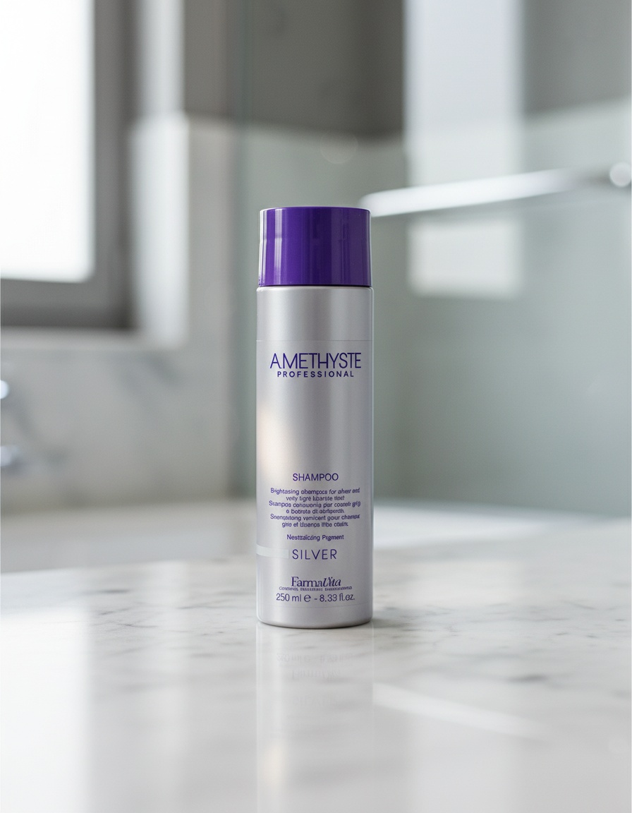 AMETHYSTE silver shampoo 250 ml 2 AMETHYSTE silver shampoo 250 ml - Image 2
