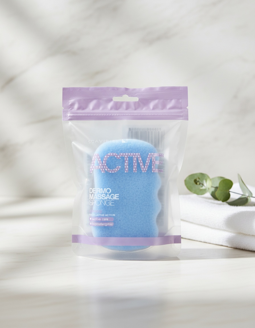 ACTIVE ESPONJA dermo massage bath peeling 1 u 2 ACTIVE ESPONJA dermo massage bath peeling 1 u - Image 2