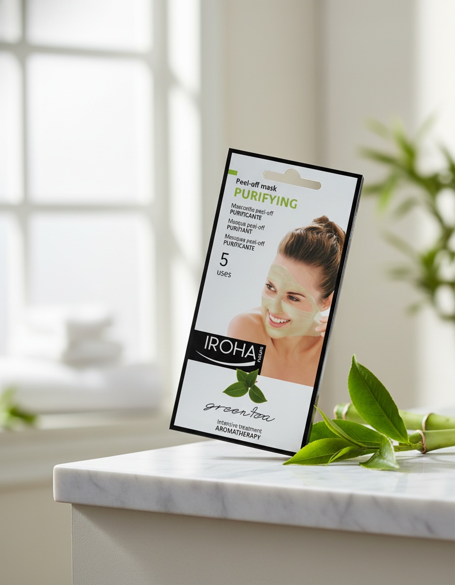 PEEL-OFF MASK purifying green tea 5 uses 2 PEEL-OFF MASK purifying green tea 5 uses - Image 2