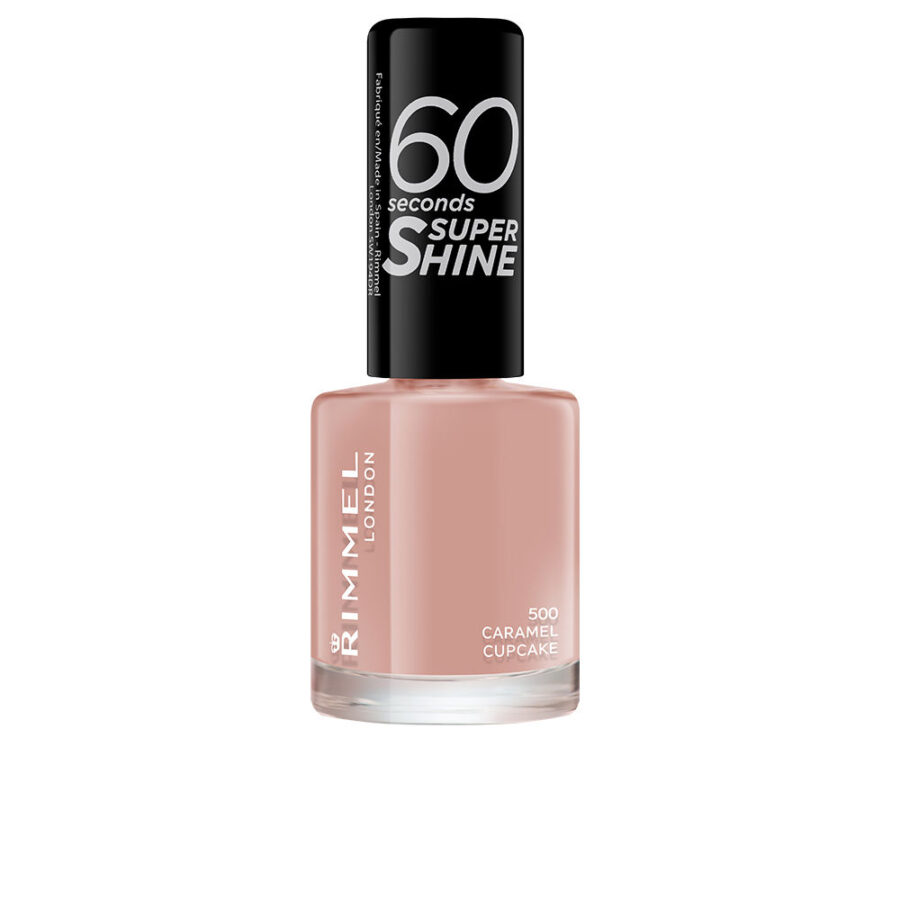 60 SECONDS SUPER SHINE nail polish #500-caramel cupcake 8 ml