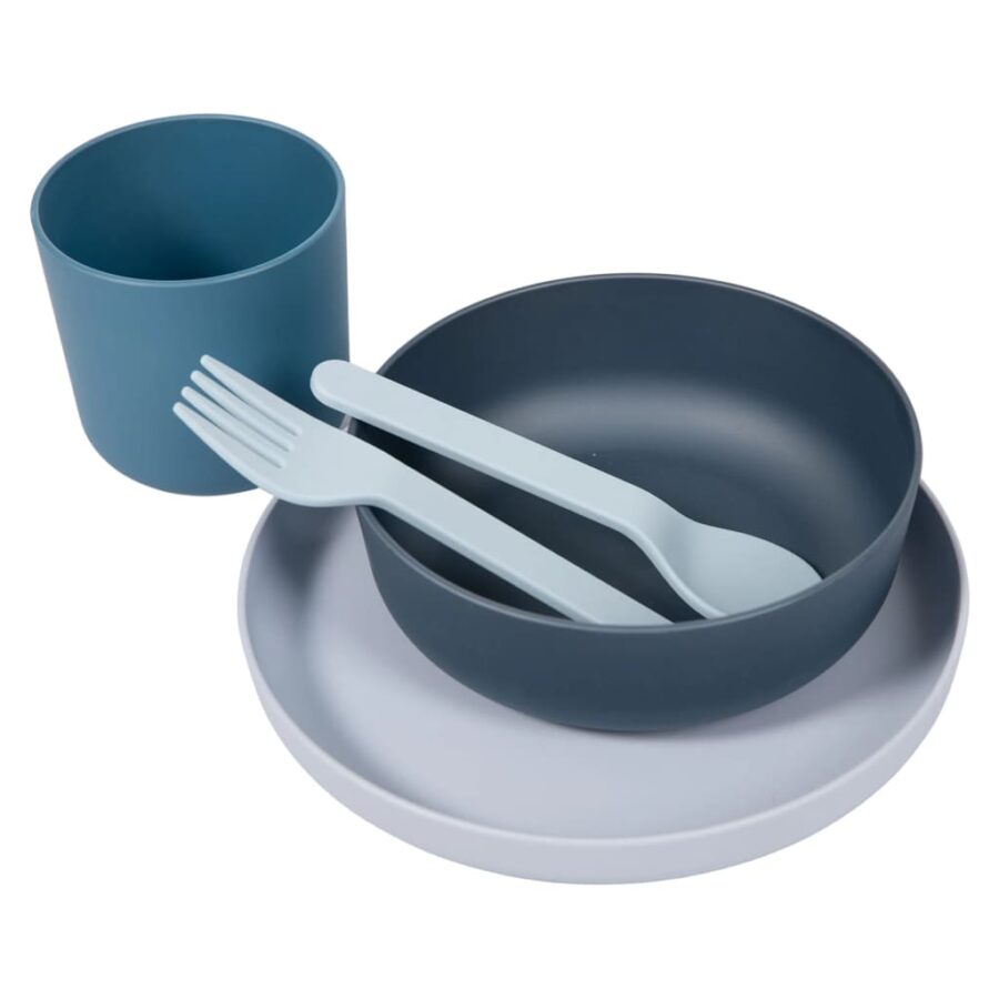 Bo Jungle 5-delige Babyserviesset CPLA blauw - Afbeelding 2
