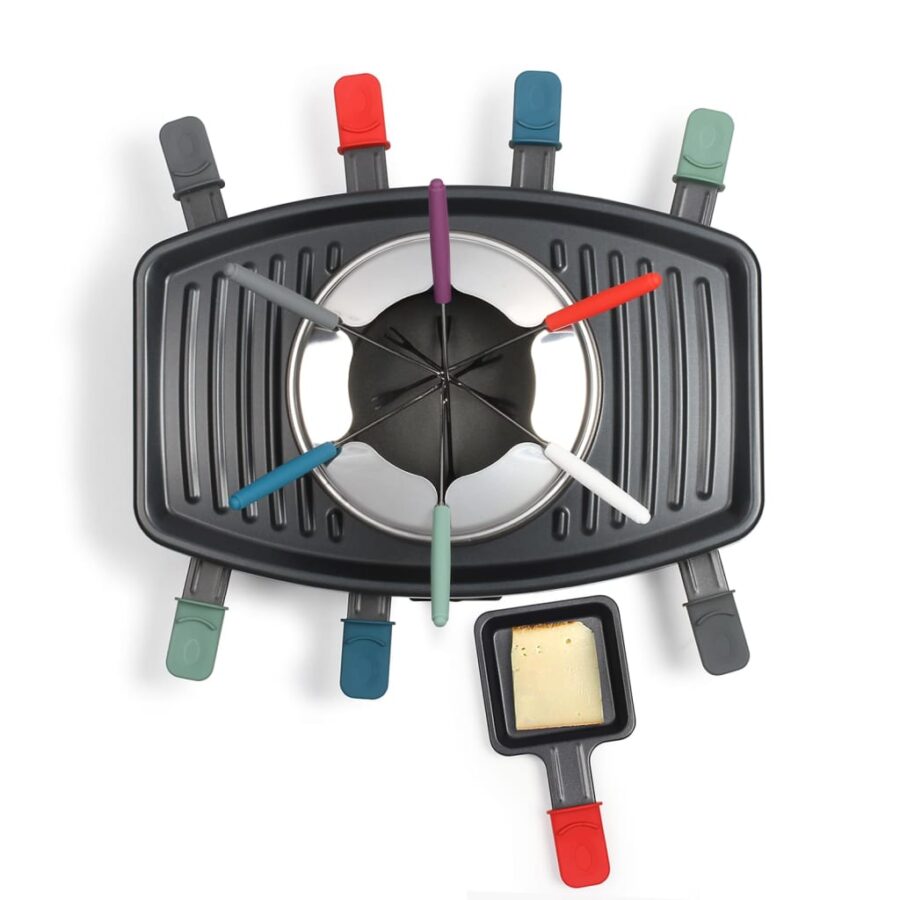 Livoo Gourmetstel, grillplaat en fondueset 3-in-1 8 personen 1100 W - Afbeelding 4