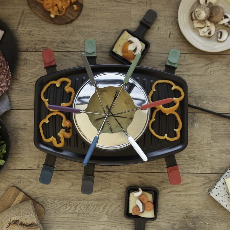 Livoo Gourmetstel, grillplaat en fondueset 3-in-1 8 personen 1100 W - Afbeelding 7